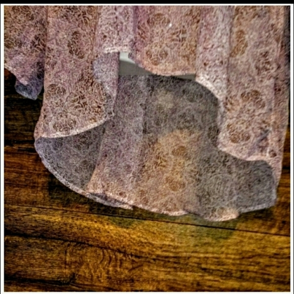 Rush Top Size 3X Sheer High Low Tunic NWT - Picture 8 of 12